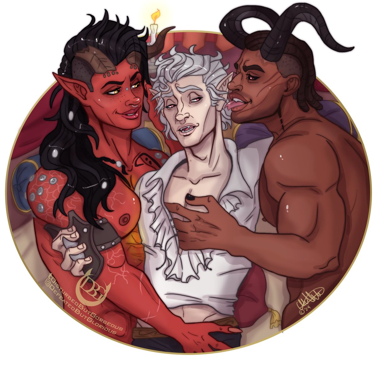 DirtyButGlamorous (@dbgnsfw) on Twitter photo Astarion x Karlach x Wyll. Devil's threeway for <a href="/astarionfanzine/">Bound by Blood - An Astarion Fanzine</a> 💋 Astarion x Karlach x Wyll. Devil's threeway for <a href="/astarionfanzine/">Bound by Blood - An Astarion Fanzine</a> 💋