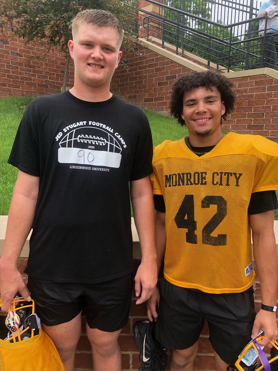 Had a great time yesterday at <a href="/LindenwoodFB/">Lindenwood Football</a> mega camp. Had great conversations with several coaches. <a href="/JaydenHolland42/">Jayden holland</a> <a href="/ChrisDuerr/">Chris Duerr</a> <a href="/coachdavidkirby/">David Kirby</a> <a href="/MidRecruiting/">Prep “Football” Mid Missouri Recruiting</a>