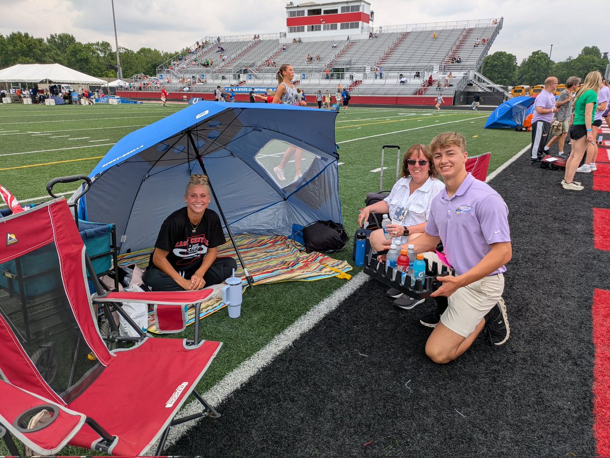 Ashley Andres (@ecentraltrack) on Twitter photo Tyler Stenger was competing at state yesterday and today he is working the girls state meet. He is taking care of Rylee Edwards as she prepares to hit the long jump runway within the next hour. Please send positive vibes our way! Let's go Rylee!!
<a href="/ECTrojanSports/">EC Trojan Athletics</a> <a href="/CoachMeganEC/">Megan Patterson</a> Tyler Stenger was competing at state yesterday and today he is working the girls state meet. He is taking care of Rylee Edwards as she prepares to hit the long jump runway within the next hour. Please send positive vibes our way! Let's go Rylee!!
<a href="/ECTrojanSports/">EC Trojan Athletics</a> <a href="/CoachMeganEC/">Megan Patterson</a>