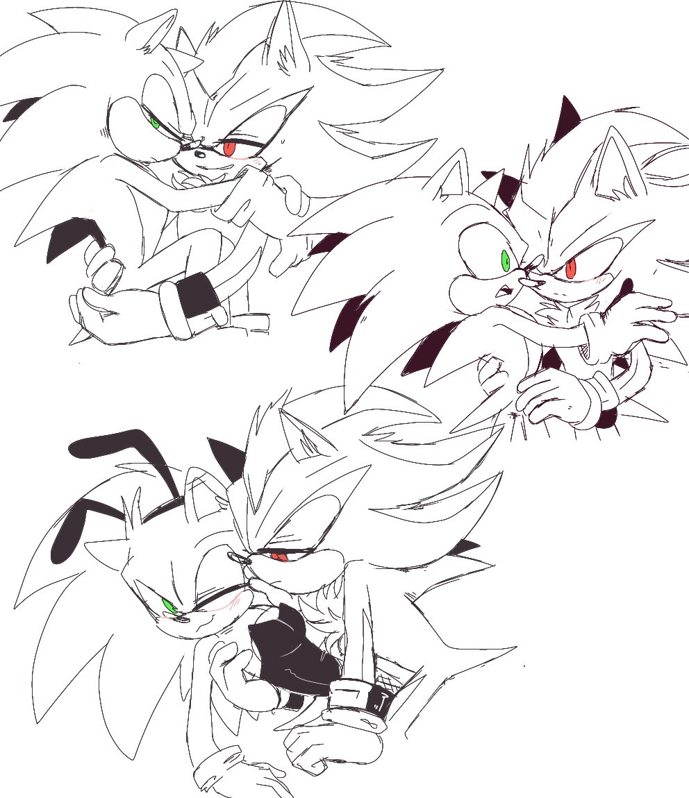 Vurrase's tweet image. Happy pride montn💘❤️❤️commissions open❤️❤️#SonicTheHedgehog #ShadowTheHedgehog #sonadow