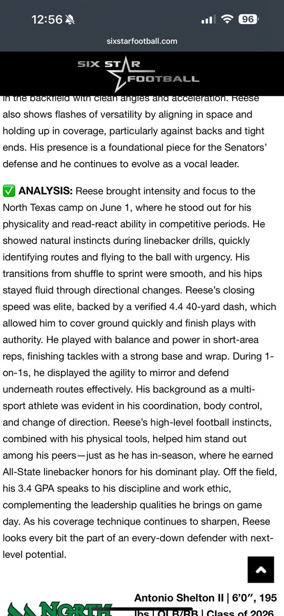Isiah Tank Reese (@tankisiah) on Twitter photo Thanks for the write up <a href="/sixstarfootball/">Six Star Football | PLUS+</a>
<a href="/CoachRBolden/">Rodney Bolden II</a> <a href="/Senator_Pride/">Robinson_Football</a> <a href="/MeanGreenFB/">UNT Football</a> <a href="/Rivals/">Rivals</a> <a href="/247Sports/">247Sports</a> Thanks for the write up <a href="/sixstarfootball/">Six Star Football | PLUS+</a>
<a href="/CoachRBolden/">Rodney Bolden II</a> <a href="/Senator_Pride/">Robinson_Football</a> <a href="/MeanGreenFB/">UNT Football</a> <a href="/Rivals/">Rivals</a> <a href="/247Sports/">247Sports</a>