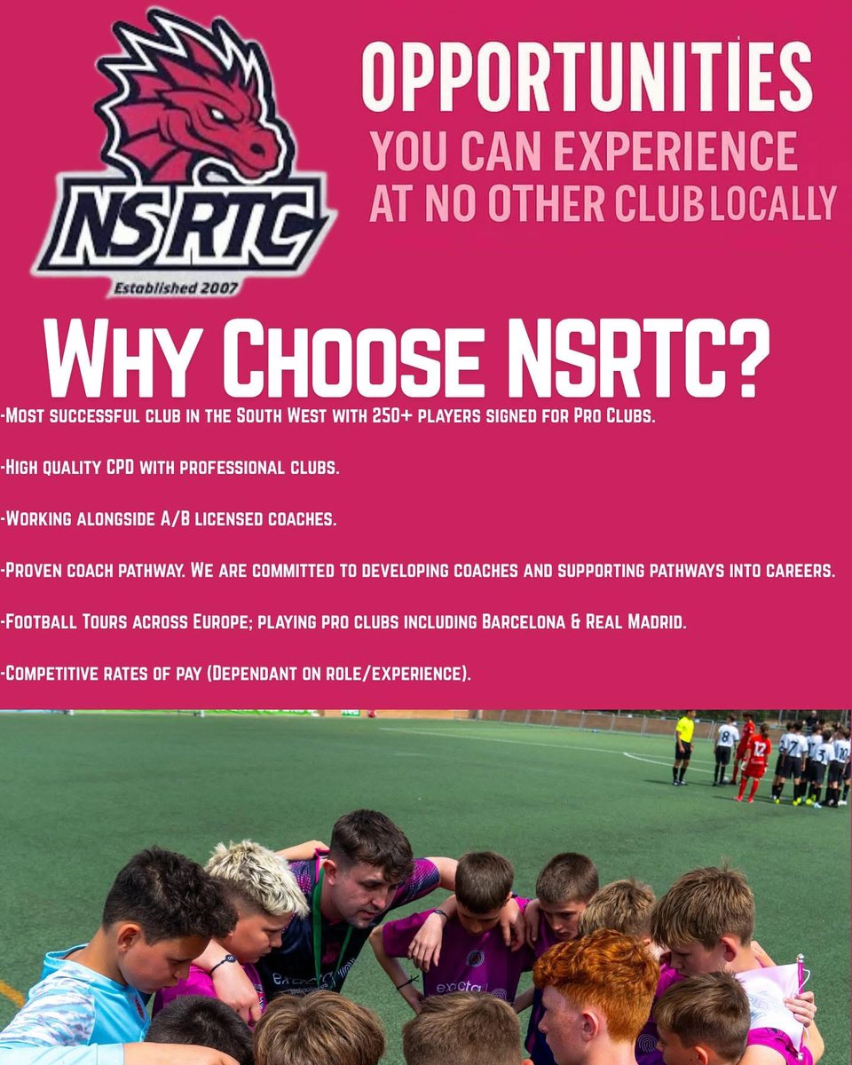 Now recruiting 🙌

Please get in touch via email to tom@nsfootball.co.uk

Join the fastest growing independent football academy 🧠
