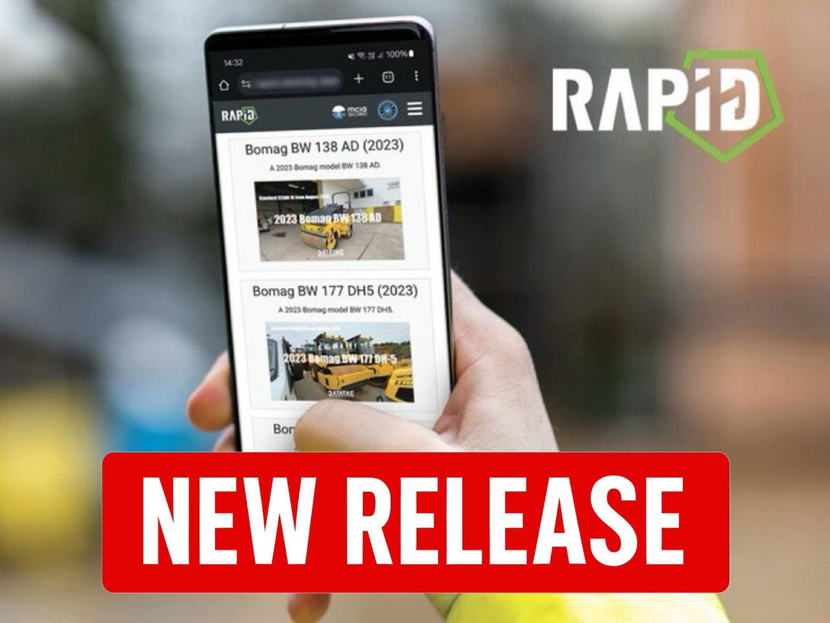 DatatagPLT's tweet image. The latest version of our free police app #RAPID has just launched!

Lots of new features added to make it an even more powerful tool for police. 

For @CESARscheme protected plant &amp;amp; @DatatagID protected bikes … 

The best just got better!
