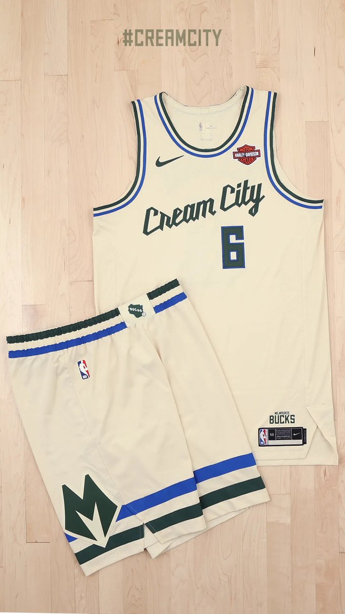 BucksRealm's tweet photo. BREAKING: Cream City jerseys are officially back for the 2025-2026 season, via @jerseyarchive. #FearTheDeer https://t.co/uI3fty2KNO