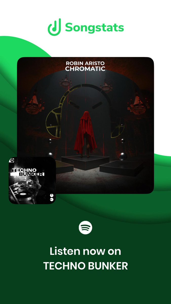 Absolutely great to see ‘Chromatic’ added to <a href="/Spotify/">Spotify</a>’s Techno Bunker playlist!! Out now on <a href="/Bounceandbass/">Bounce & Bass</a>