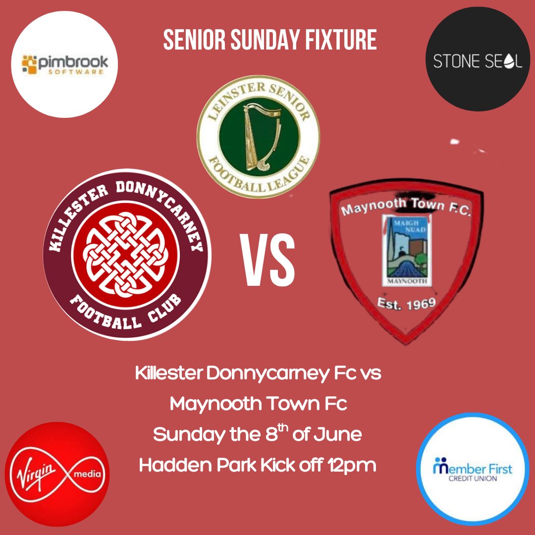 KillesterDonny's tweet photo. Our Senior Sunday side finish off the @LSLLeague campaign at home to @maynoothtownfc tomorrow at 12pm in Hadden Park. All support welcome. Huge thank to all of our fantastic sponsors through the season. Without you it's impossible for us to run the club
❤️⚽️👏 #KDFC
#Isllivescore https://t.co/5Ar9ckJADp