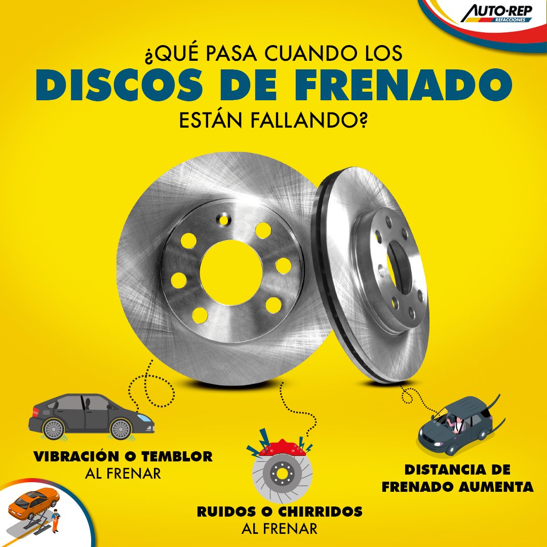 autorep_oficial's tweet image. 🛑 Frenos que chillan NO son normales.
Tus discos podrían estar dañados. Evita accidentes y cámbialos a tiempo⏱️Cómpralos en autorep.mx fácil y rápido ¡Compra seguro 🛡️ en #AUTOREP!  #ventaenlineaderefacciones #refacciones #vehiculo #repacion