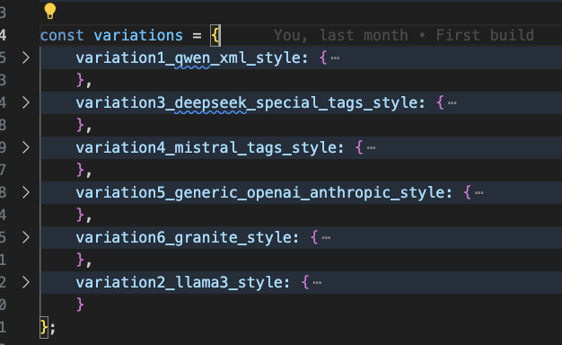 Mishig Davaadorj (@mishig25) on Twitter photo <a href="/awnihannun/">Awni Hannun</a> <a href="/julien_c/">Julien Chaumond</a> Agreed: just like MCP is standardizing all RAG/tool connectors, standardizing on template "<tool_call> ... </tool_call>" should be priority for all AI engineers/community.
After analyzing top 1k llms for hf.co/spaces/hugging…, we have identified 6 unique tool templates so far. <a href="/awnihannun/">Awni Hannun</a> <a href="/julien_c/">Julien Chaumond</a> Agreed: just like MCP is standardizing all RAG/tool connectors, standardizing on template "<tool_call> ... </tool_call>" should be priority for all AI engineers/community.
After analyzing top 1k llms for hf.co/spaces/hugging…, we have identified 6 unique tool templates so far.