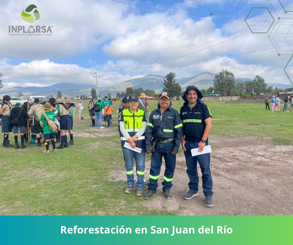 INPLARSA's tweet photo. Agradecemos al equipo organizador de IBERDROLA y a todas las personas que se sumaron a esta noble causa. ¡Juntos marcamos la diferencia y dejamos un legado sustentable para las próximas generaciones! 💚

#INPLARSA #Reforestación #SanJuanDelRío #CompromisoAmbiental https://t.co/fnViFCmDZU