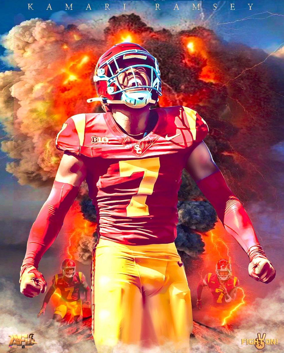 Abraham Flores (@coachaflo) on Twitter photo #7 KAMARI RAMSEY - USC - SAFETY
<a href="/Ramsey3K/">Kamari_Ramsey</a>
#USC #Football #Trojans #LosAngeles #SAFETY #DAWGWORK #B1G #Art #mixedmedia #edit <a href="/On3USC/">WeAreSC</a> <a href="/uscfb/">USC Football ✌️</a> <a href="/CoachNua/">Shaun Nua</a> @usc_athletics @theperistyle <a href="/LincolnRiley/">Lincoln Riley</a> <a href="/AnnieHanson_/">Annie Hanson</a> <a href="/AnthonyJonesFB/">Anthony Jones Jr</a> <a href="/CoachZachHanson/">Coach Zach Hanson</a> <a href="/CoachSimmonsSC/">Dennis Simmons</a> <a href="/DaGman7/">gavin morris</a> <a href="/USCJ32/">USC J</a> #7 KAMARI RAMSEY - USC - SAFETY
<a href="/Ramsey3K/">Kamari_Ramsey</a>
#USC #Football #Trojans #LosAngeles #SAFETY #DAWGWORK #B1G #Art #mixedmedia #edit <a href="/On3USC/">WeAreSC</a> <a href="/uscfb/">USC Football ✌️</a> <a href="/CoachNua/">Shaun Nua</a> @usc_athletics @theperistyle <a href="/LincolnRiley/">Lincoln Riley</a> <a href="/AnnieHanson_/">Annie Hanson</a> <a href="/AnthonyJonesFB/">Anthony Jones Jr</a> <a href="/CoachZachHanson/">Coach Zach Hanson</a> <a href="/CoachSimmonsSC/">Dennis Simmons</a> <a href="/DaGman7/">gavin morris</a> <a href="/USCJ32/">USC J</a>