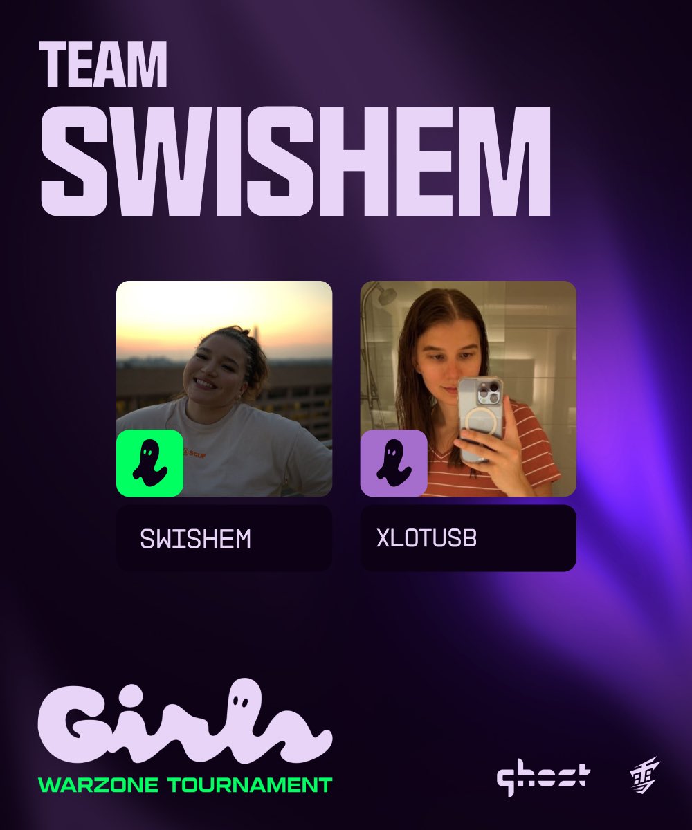 Swishem's tweet image. LIVE 🚨

$1,000 @girlsofghost All Female Rebirth Customs Tourney w/ @xlotusb 👻💃
Tune in and support the girlies!

Twitch.tv/swishem

#SwishFam