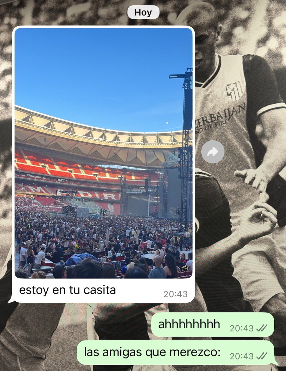 caarlota_atm's tweet photo. orgullosa de ser esa persona de la que la gente se acuerda con cualquier cosa relacionada con el Atlético de Madrid https://t.co/V1O7aBrKq0