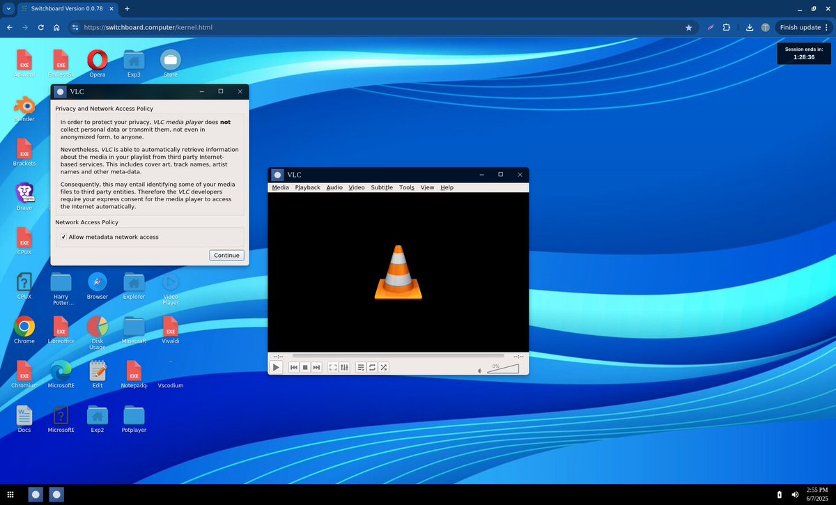 swtchbrdcmptr's tweet image. Got codecs?

switchboard.computer

#webdesktop #VLC #streaming