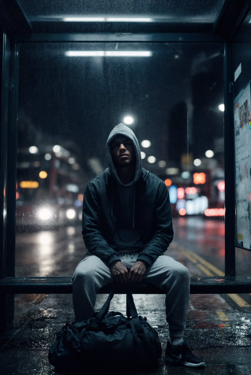 J_C_Prompt's tweet photo. Doing the thing: This cinematic project captures the quiet power of the workout ritual—day after day, week after week. Rain or shine.

#CinematicWorkout #NoExcuses #NeonCity #FitnessJourney #RainOrShine #Discipline #DailyGrind #UrbanFitness https://t.co/kZkBmMi6Bl