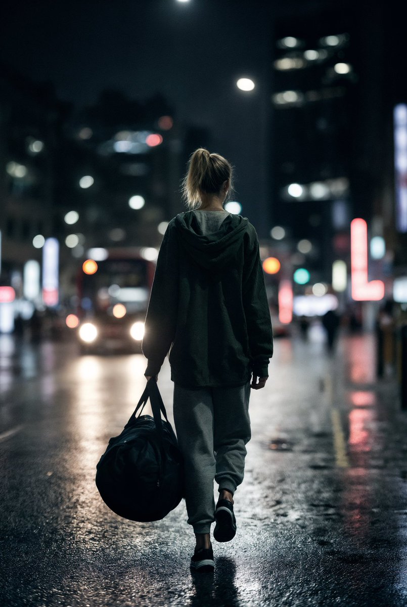 J_C_Prompt's tweet photo. Doing the thing: This cinematic project captures the quiet power of the workout ritual—day after day, week after week. Rain or shine.

#CinematicWorkout #NoExcuses #NeonCity #FitnessJourney #RainOrShine #Discipline #DailyGrind #UrbanFitness https://t.co/kZkBmMi6Bl