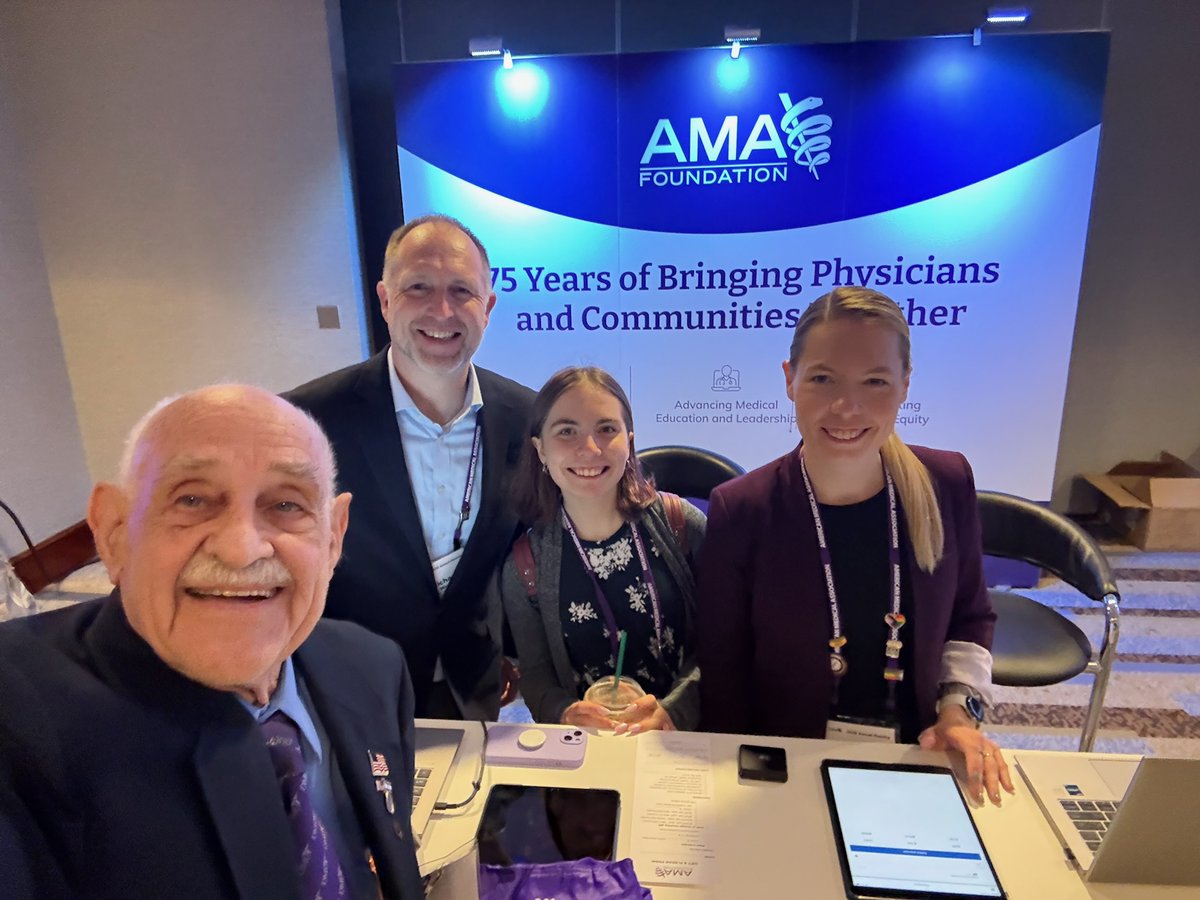 75 years of impact. One bold challenge. We’re at the #AMAAnnualMeeting and our Board pledged $150K in honor of our 75th anniversary! Can you help us match it? 

Donate today: fundraise.givesmart.com/e/J6CAwQ?vid=1…