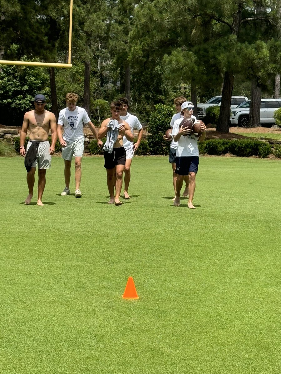 1st Annual BlueJack National Football Retreat = work hard, play hard! #ESDFootball #ONEHeartbeat