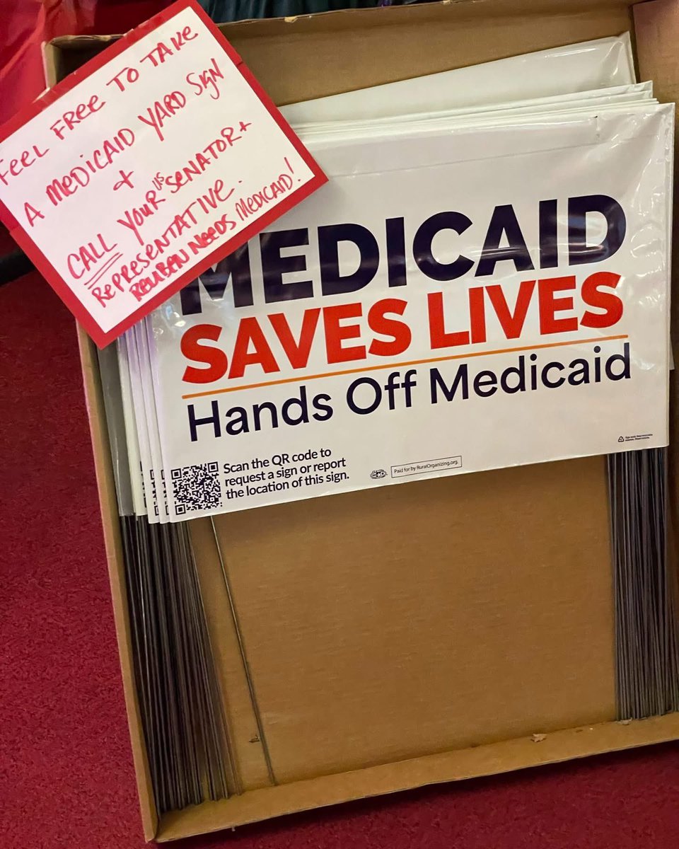 RuralOrganizing's tweet image. Rural voters are Trump's "Big, Beautiful Bill’s” worst nightmare.
We've distributed over 20K yard signs and placed over 60 local stories of the impact of Medicaid cuts to rural communities.
Click the link below for a campaign update!
open.substack.com/pub/ruralorgan…