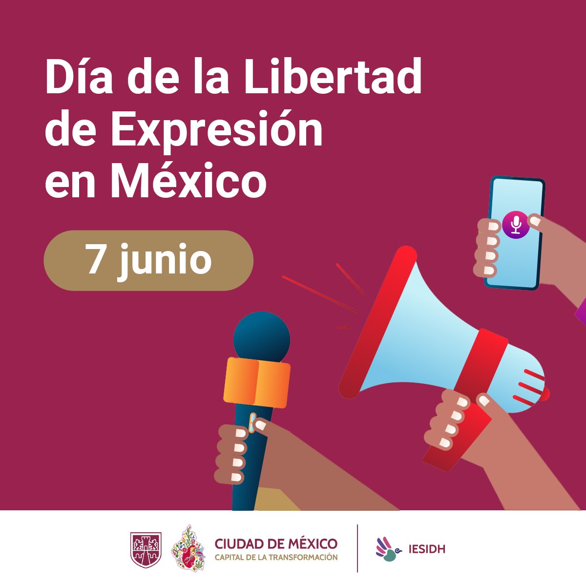 PDHCDMX's tweet image. #Efeméride #7junio de 1951, el entonces presidente Miguel Alemán Valdés, junto con diversos editores de periódicos, establecieron el #DíaDeLaLibertadDeExpresión en México. A fin de resaltar la importancia de una #Prensa libre e independiente para la #Democracia mexicana.

La