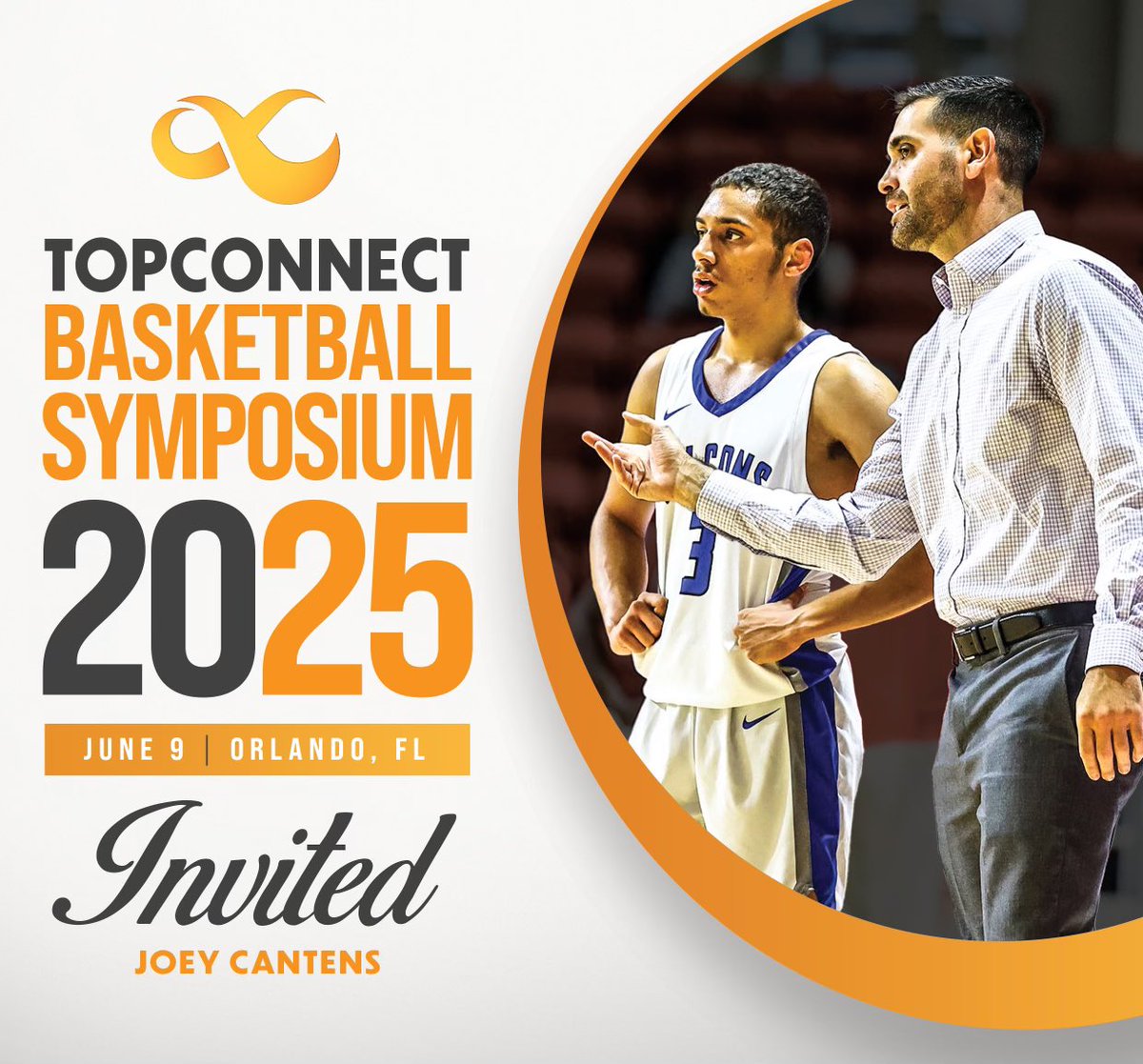 Daytona State MBB (@dsc_mbb) on Twitter photo Congratulations to our Head Coach, Joey Cantens, as he’s been selected to participate in this year’s <a href="/TopConnectLead/">TopConnect Leaders</a> Basketball Symposium next week in Orlando!
This honor recognizes top up & coming coaches from around the country and is an elite professional development event. Congratulations to our Head Coach, Joey Cantens, as he’s been selected to participate in this year’s <a href="/TopConnectLead/">TopConnect Leaders</a> Basketball Symposium next week in Orlando!
This honor recognizes top up & coming coaches from around the country and is an elite professional development event.