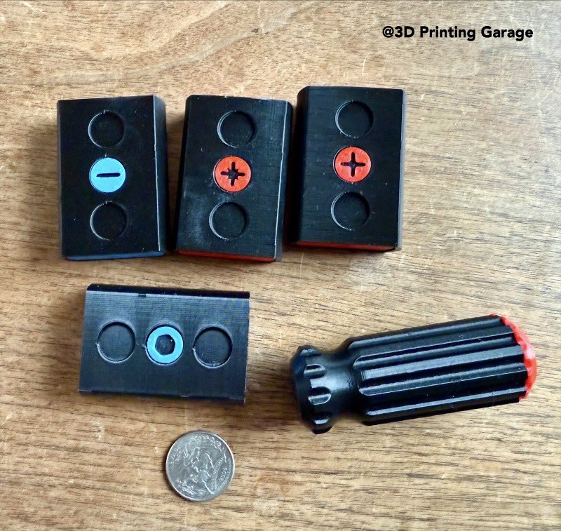 Printed some nice gadgets. 
“Compact Bit Box …” and “Compact Bit Driver …” by @glennovits3d on <a href="/printablescom/">Printables.com</a> 

#3dprinting #i3mk3s #prusaslicer @prusa3d #3DPrintingGarage #3dprintingspirits #3dimpression #3Dпечать #impresora3D #3DDruck #3dmodel #screwdriver #storage