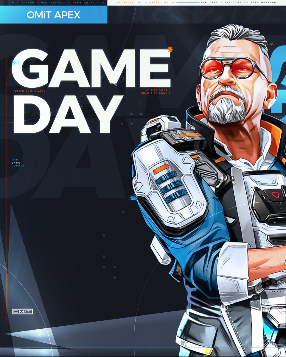 Another day, another dollar💲

Dropping into another match today against Group A at 6 EST 🫡

#OMiTakeover | #ALGS