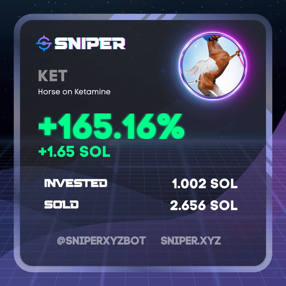 NFTs have been slow lately, so I’ve started dabbling in memecoins a bit… 

The cheat code is: USE SOLSNIPER 🎯