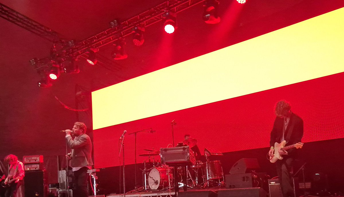 Gilla Band win the loudest band of the day so far by a substantial distance!