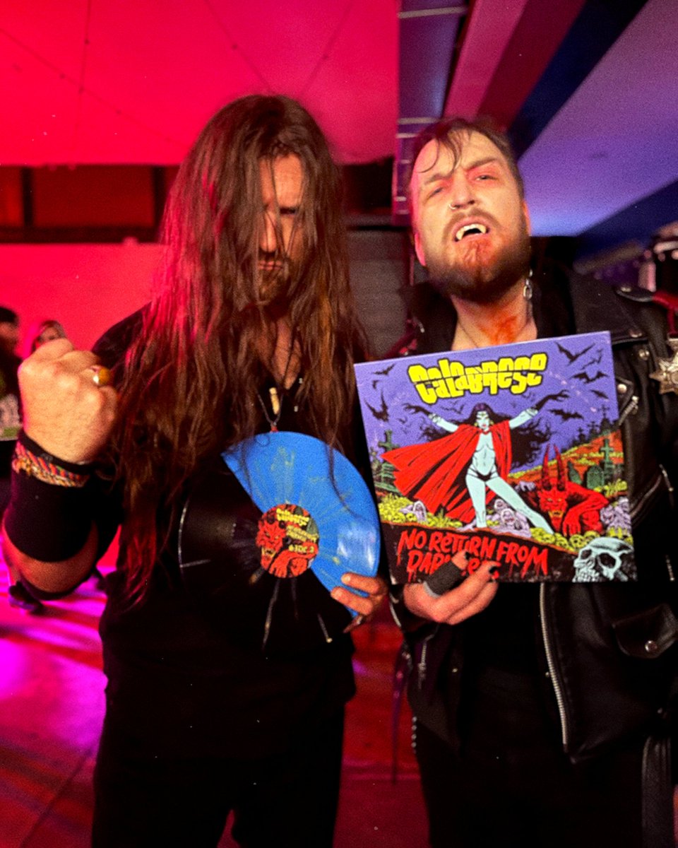 To celebrate the release, a limited number of signed vinyl are available now...only in our webstore. Once they're gone, they're gone. 🦇

Transparent Halloween Splatter (signed)
Transparent Wraith Blue (signed)
Black &amp; Blue Tour Split

LIMITED EDITION FIRST PRESSING
Final copies.