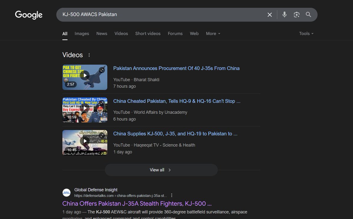 Our news story on the KJ-500 and Pakistan is currently ranking No. 1 on Google

Thank you, everyone 🙏

We aim to represent #Pakistan in the world’s most credible and authoritative defense publications.