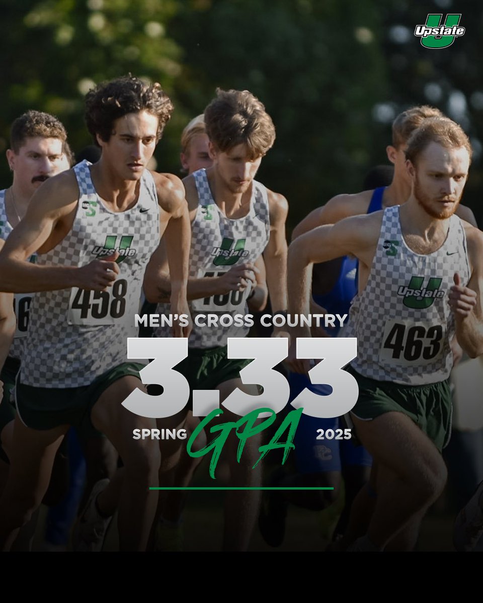 Our men’s cross country team posted a 3.33 team GPA for the spring!

#SpartanArmy ⚔️