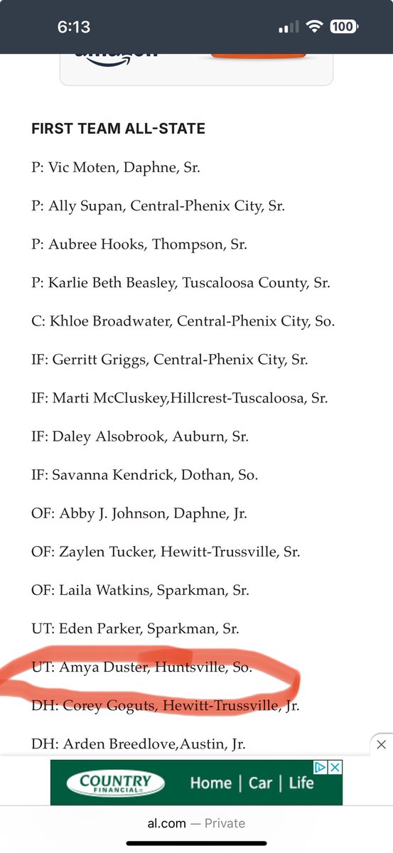 Amya Duster (@dusteramya) on Twitter photo Extremely honored to be chosen as 7A 1st team all state UT player along with all the other amazing athletes!! <a href="/KateMalveaux/">Kate Malveaux</a> <a href="/CoachMalveaux/">Chris Malveaux</a> <a href="/JulieBoland5/">Julie Boland</a> <a href="/MrCoachTbratt/">Tyler Bratton, M.S.</a> <a href="/CoachHawkinsUNA/">Whitney Hawkins</a> <a href="/ClarkGSCC/">Ryan Clark</a> <a href="/coachangelbrown/">Angel Brown</a> <a href="/UGACoachTony/">Tony Baldwin</a> <a href="/e_newellcoach/">Eric Newell</a> <a href="/floridasb/">Sara Bacher</a> Extremely honored to be chosen as 7A 1st team all state UT player along with all the other amazing athletes!! <a href="/KateMalveaux/">Kate Malveaux</a> <a href="/CoachMalveaux/">Chris Malveaux</a> <a href="/JulieBoland5/">Julie Boland</a> <a href="/MrCoachTbratt/">Tyler Bratton, M.S.</a> <a href="/CoachHawkinsUNA/">Whitney Hawkins</a> <a href="/ClarkGSCC/">Ryan Clark</a> <a href="/coachangelbrown/">Angel Brown</a> <a href="/UGACoachTony/">Tony Baldwin</a> <a href="/e_newellcoach/">Eric Newell</a> <a href="/floridasb/">Sara Bacher</a>