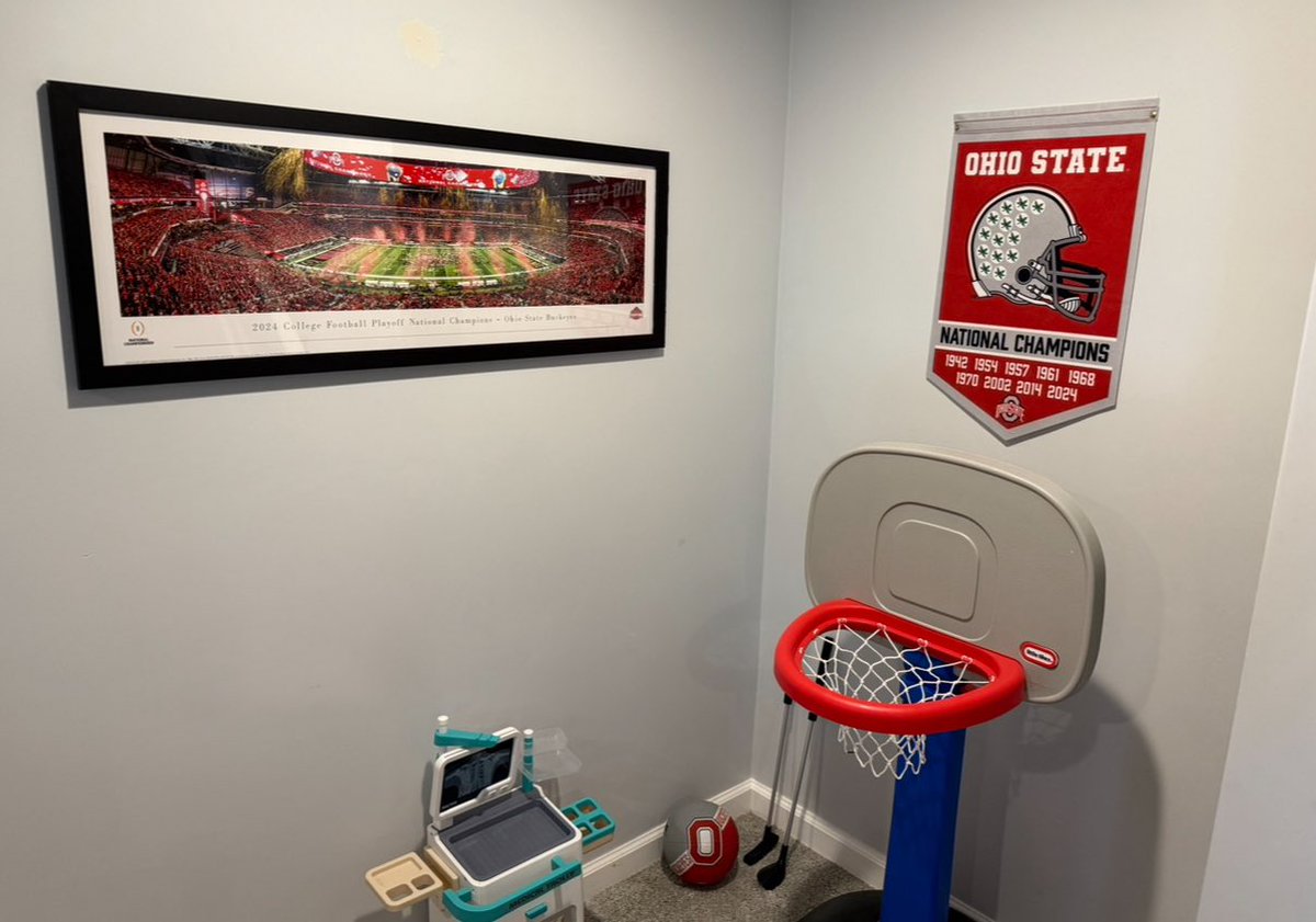 A little late to the game, but finally getting some new merch up in the basement.