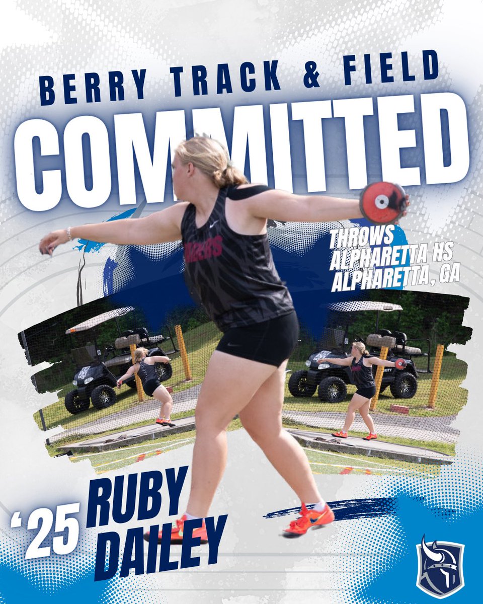 BerryXCTF's tweet image. Next up for the Women is incoming Viking Thrower, Ruby Dailey from Alpharetta HS here in GA! Excited to add Ruby to our Discus group! @MilesplitGA @MileSplitSE #WeAllRow