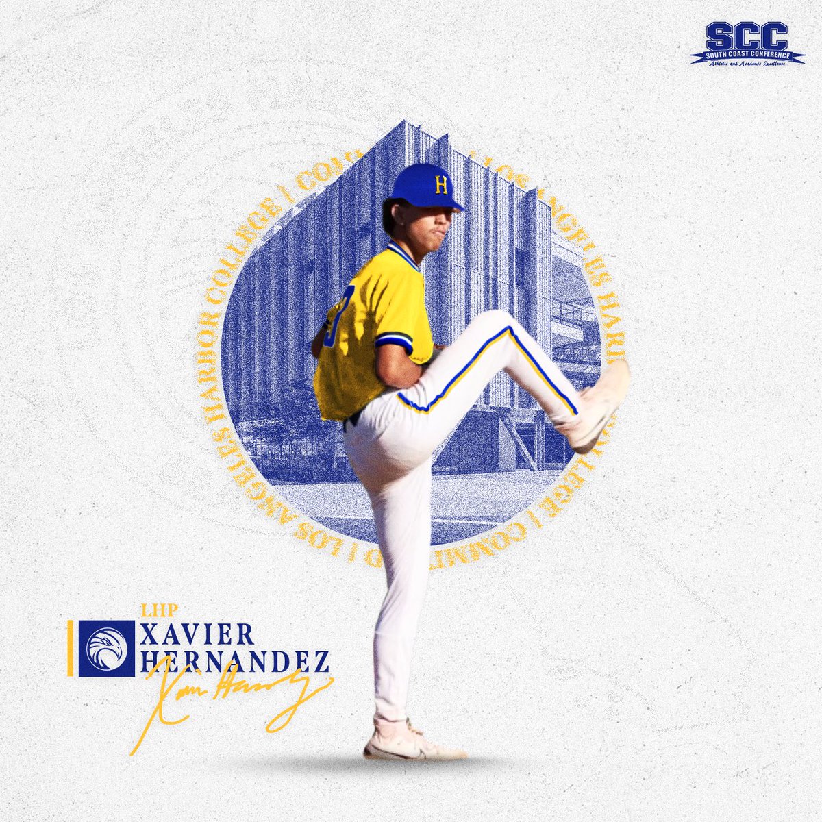 __xh13's tweet photo. Blessed to announce I’m continuing the game I love at LA Harbor College. Thankful to my family, teammates and coaches. AG2G Prov. 3:5-6 🔵🟡 https://t.co/2lhqod25Wl