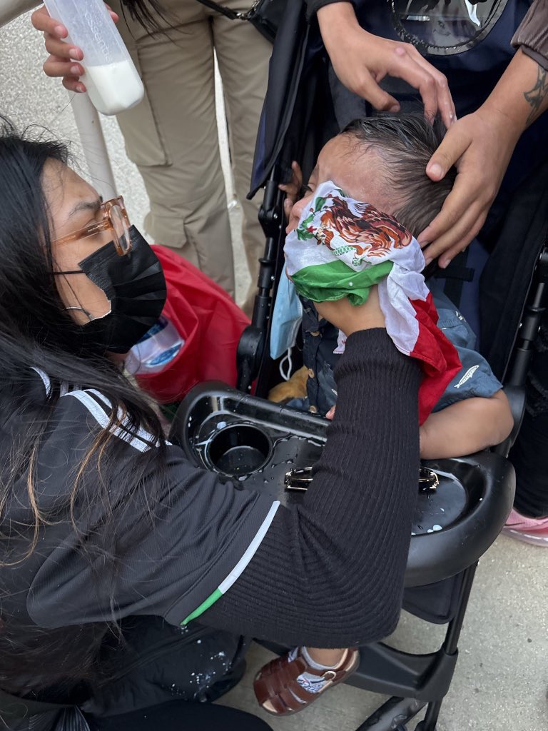 _MagaPool's tweet photo. These retards brought their baby to the anti ICE protest in Los Angeles and were tear gassed

Parents of the year https://t.co/LWTEr0Gh9j