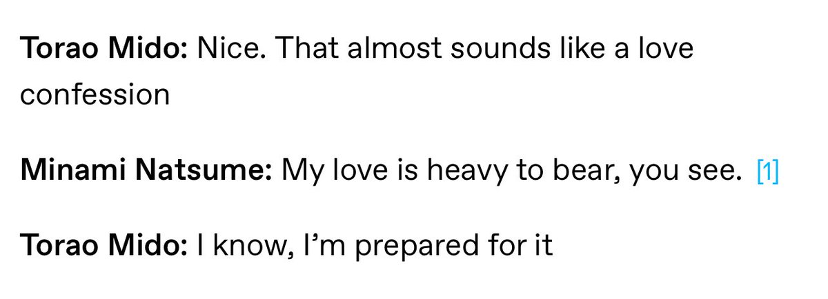 torao’s response 😭😭 happy natsume minami pride month day
