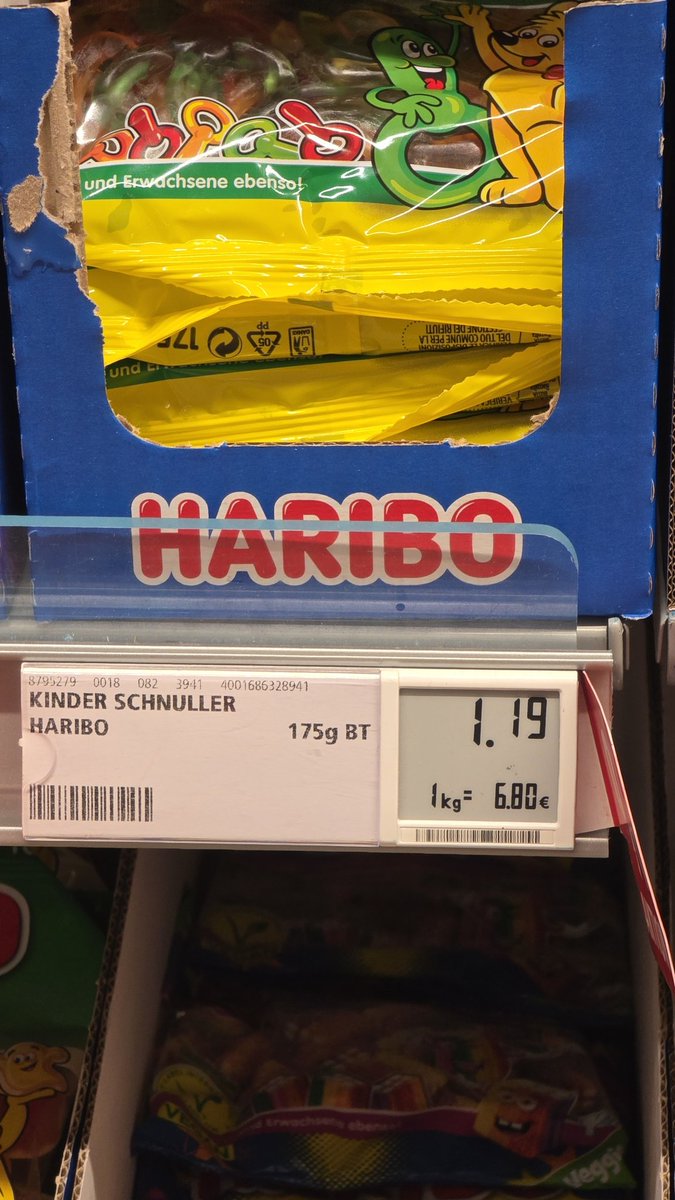 HARIBO KOSTET MITTLERWEILE WIEVIEL?