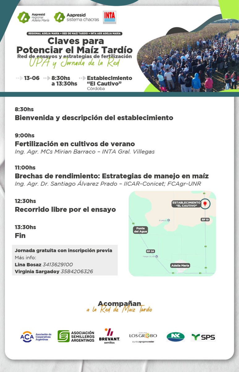 UPA en Adelia Maria. 13 de junio.