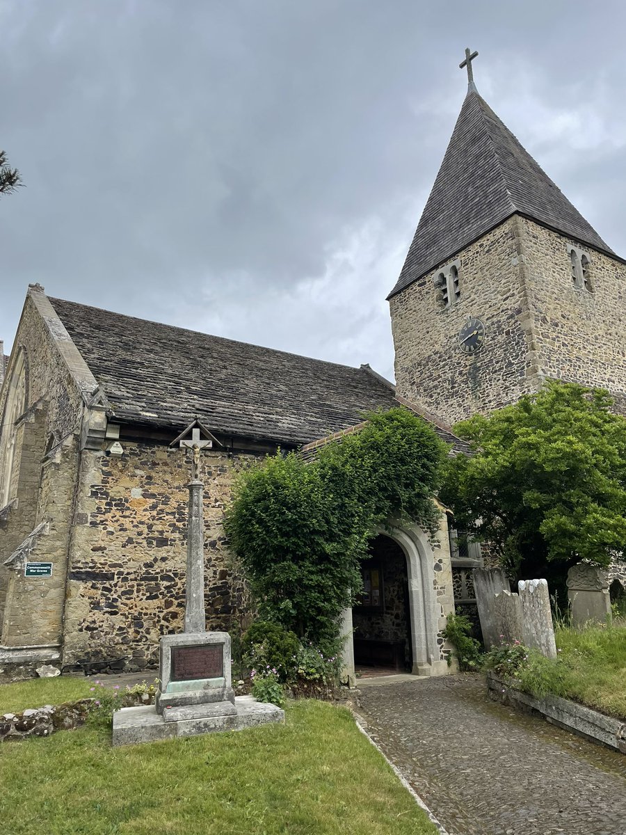 Passing through Limpsfield - stopped at the grave of Frederick Delius