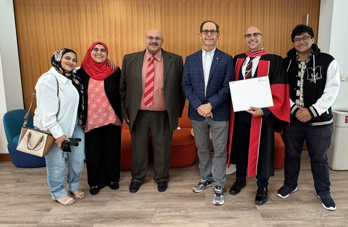 We had convocation on Friday.

At our department reception, a family approached me including a graduate from today’s ceremony. Turns out I swore in this family as citizens 7.5 years ago.

My brief words had an impact on his career choice. So nice to catch up with them.