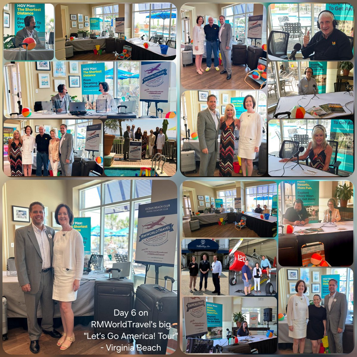 That’s a wrap of this week’s big “Let’s Go America! Tour” Virginia Beach! If you missed it on-air, it’s archived at RMWorldTravel.com for you to listen to anytime, anywhere! Thank you to all!