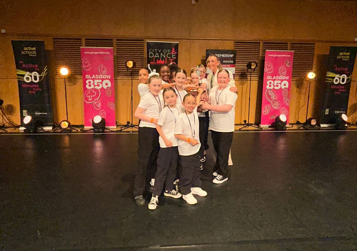 Camstradden Primary (@camstraddenps) on Twitter photo 🤩👯Our ✨ ‘Street Freakz’ ✨dance team took to the stage once again at the <a href="/CityofdanceKH/">City of Dance</a> finals. Not only did they absolutely smash their routine but they also WON the Premiership Award!🏆💫
We are so PROUD of you all! <a href="/MissAMurrayCPS/">Miss A Murray 💓</a> <a href="/ASGDrumchapel/">Leah Kennedy</a> <a href="/PEPASSGlasgow/">PEPASS Glasgow</a> #team 🤩👯Our ✨ ‘Street Freakz’ ✨dance team took to the stage once again at the <a href="/CityofdanceKH/">City of Dance</a> finals. Not only did they absolutely smash their routine but they also WON the Premiership Award!🏆💫
We are so PROUD of you all! <a href="/MissAMurrayCPS/">Miss A Murray 💓</a> <a href="/ASGDrumchapel/">Leah Kennedy</a> <a href="/PEPASSGlasgow/">PEPASS Glasgow</a> #team
