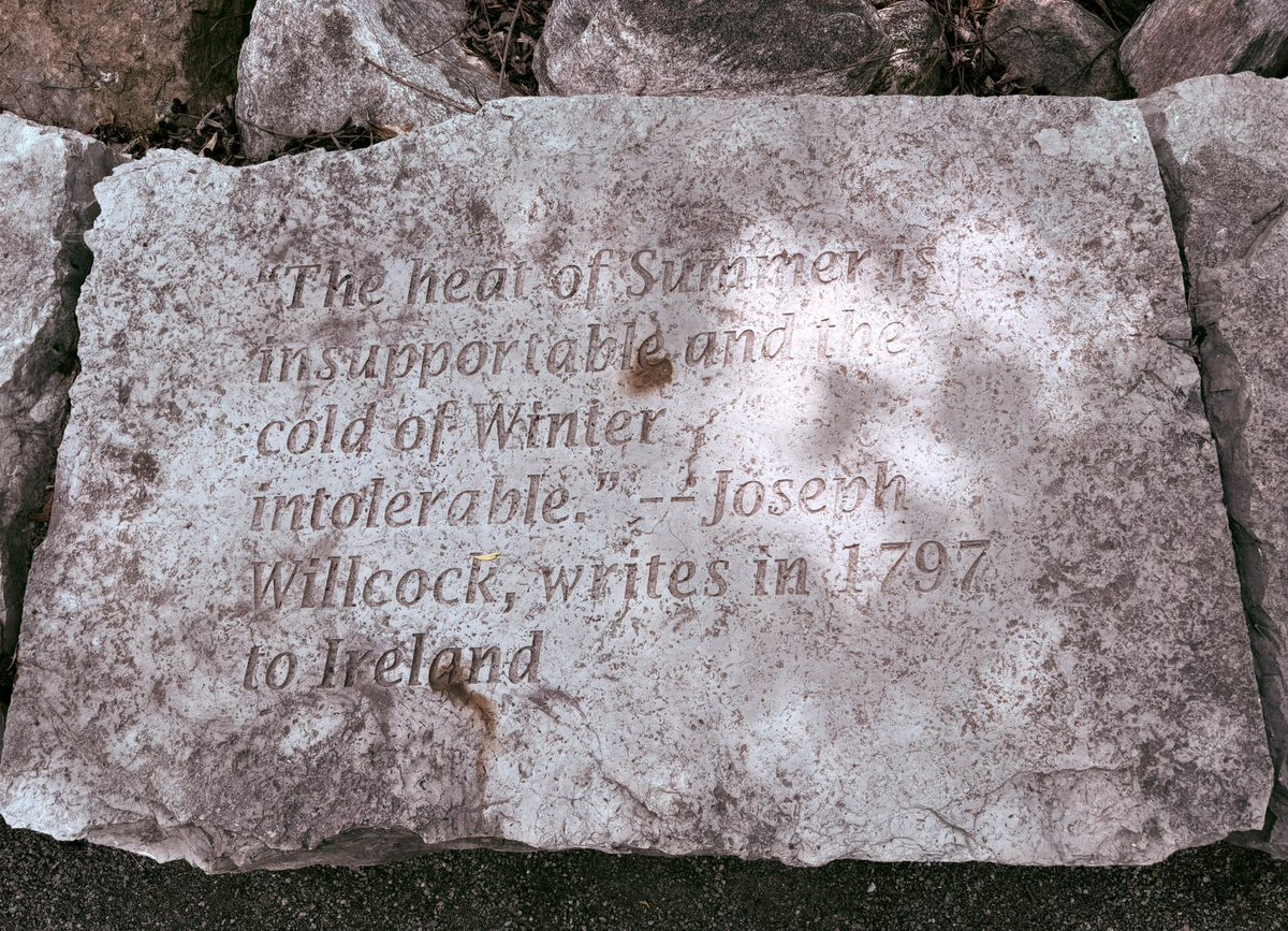 LearnBeLead's tweet photo. 365DaysOf RandomWisdom: 
“The heat of Summer is Insupportable and 
the cold of Winter Intolerable." --Joseph Willcock (Wilcox), writes  (1797) to Ireland #richmondhill #Ontario #Canada https://t.co/IGUVKxADGW