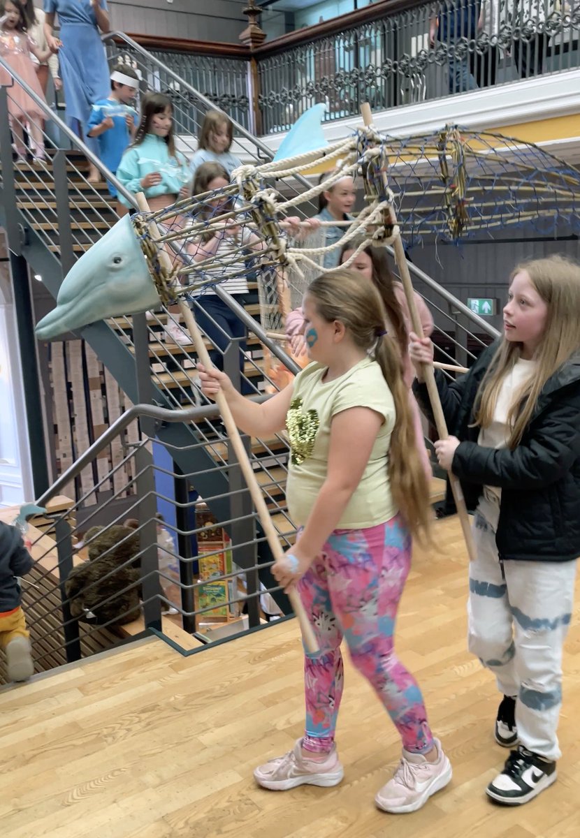 We ended the event with a joyful puppet parade around the museum with families proudly joining in with their handmade puppets and banners.

Together, we shared an inspiring message about caring for our environment and the incredible wildlife that calls the Clyde home.