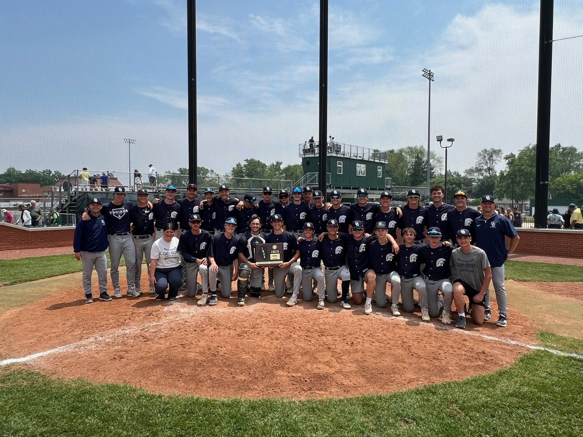 SECTIONAL CHAMPS! Trojans beat CLS 7-1 behing a complete game from Kaden Norman and fantastic at bats up and down the lineup. Trojans play next on Monday, 5 PM at Boomer Stadium vs. St. Patrick's for a trip down state. Great group of young men!