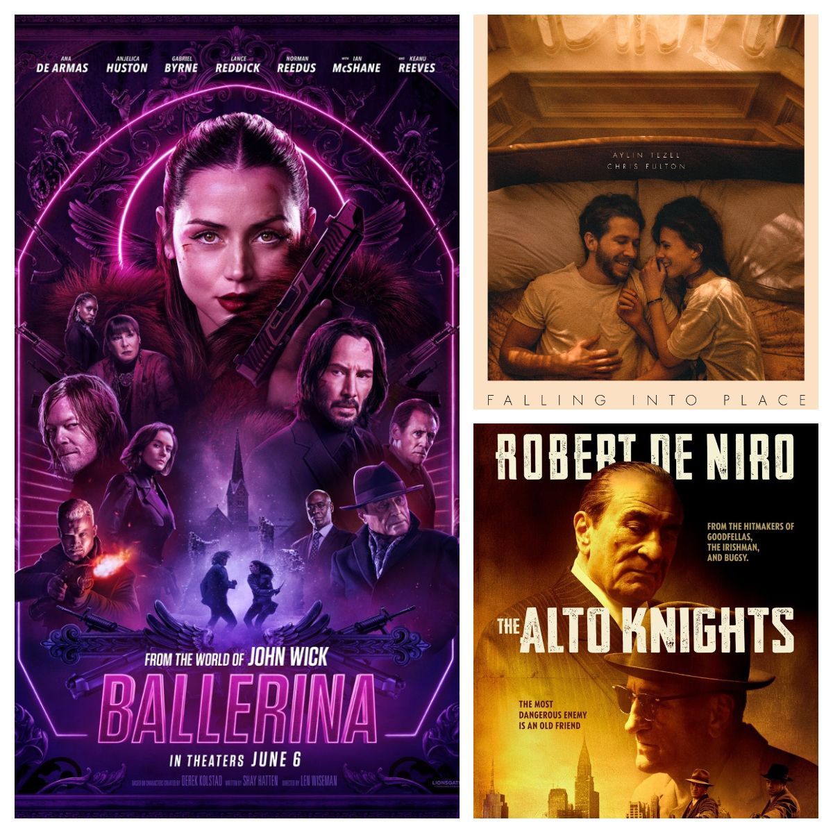 Mark_Searby's tweet photo. My film reviews this week include a female-led spin-off of an action film franchise, a romance drama set in Scotland and London and also a mobster movie with a double dose of De Niro. Listen here: https://t.co/rI6irNlY0N
#ballerina #fallingintoplace #thealtoknights https://t.co/7iKv3KPeAu