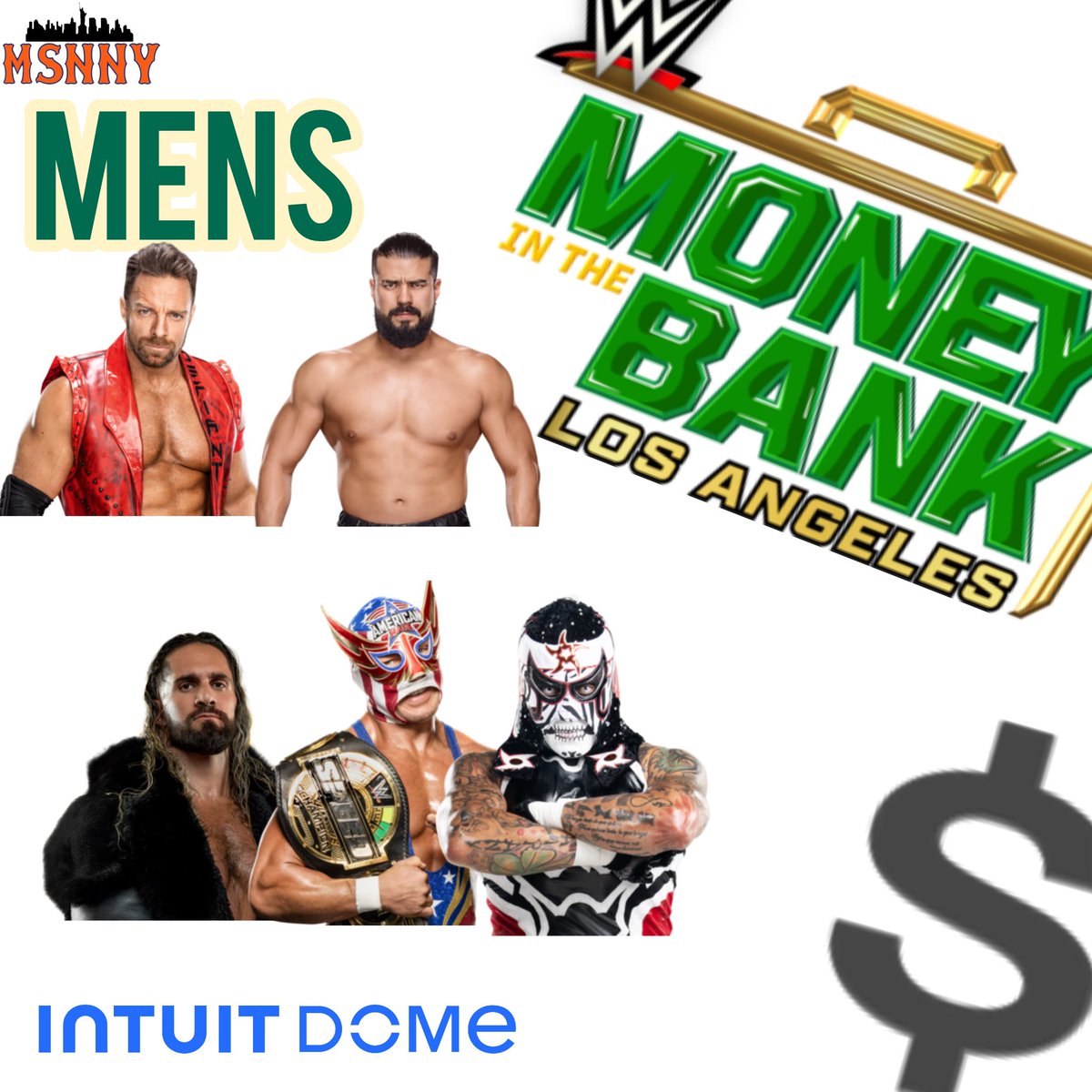 Today is #MITB At the Intuit Dome in Los Angeles! Who do you have winning??? #WWE #MITB #Wrestling