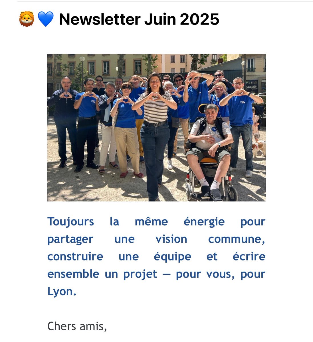 Lyon au Coeur (@lyonaucoeur) on Twitter photo « Je reste entièrement tournée vers Lyon, avec un objectif clair : gagner Lyon rassemblés en 2026. » <a href="/bdemontille/">Béatrice de Montille</a>
Si vous ne voulez pas rater la prochaine newsletter de <a href="/lyonaucoeur/">Lyon au Coeur</a> pour en savoir plus, c’est par là
👉 lyonaucoeur.fr « Je reste entièrement tournée vers Lyon, avec un objectif clair : gagner Lyon rassemblés en 2026. » <a href="/bdemontille/">Béatrice de Montille</a>
Si vous ne voulez pas rater la prochaine newsletter de <a href="/lyonaucoeur/">Lyon au Coeur</a> pour en savoir plus, c’est par là
👉 lyonaucoeur.fr