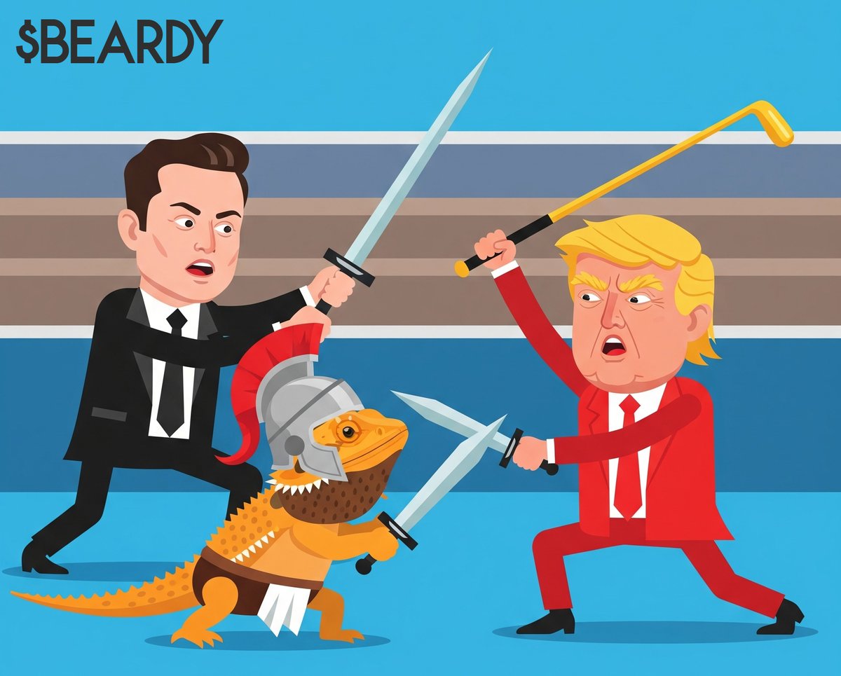 Are you not entertained?!
<a href="/elonmusk/">Elon Musk</a> $BEARDY <a href="/realDonaldTrump/">Donald J. Trump</a>